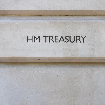 Entrance to HM Treasury