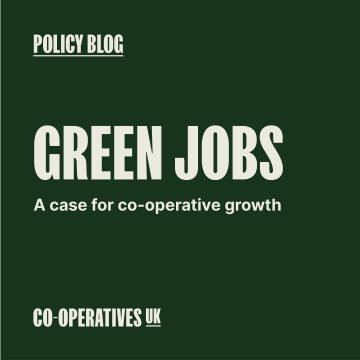 Green jobs: A case for co-operative growth
